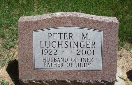 LUCHSINGER, PETER M. - Fayette County, Iowa | PETER M. LUCHSINGER 
