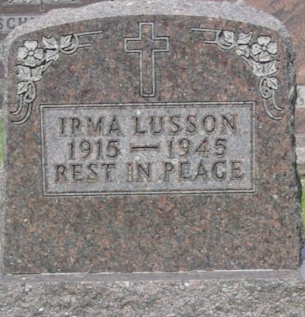 LUSSON, IRMA - Fayette County, Iowa | IRMA LUSSON 