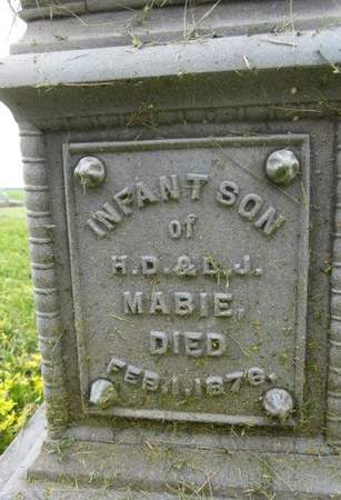 MABIE, INFANT SON - Fayette County, Iowa | INFANT SON MABIE 