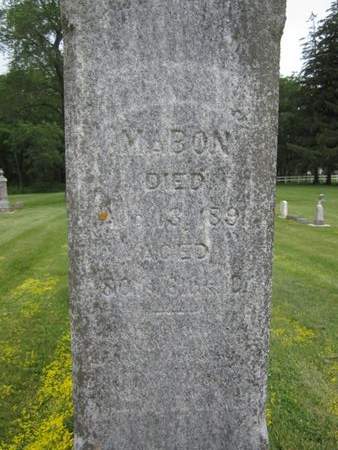 MABON, THOMAS - Fayette County, Iowa | THOMAS MABON 