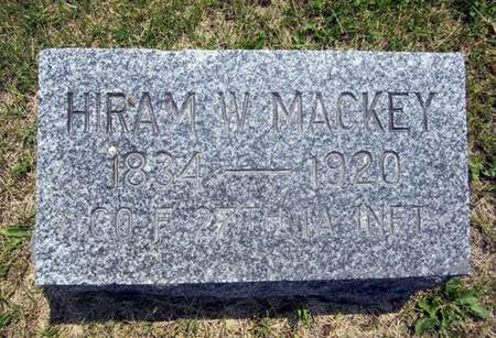 MACKEY, HIRAM W. - Fayette County, Iowa | HIRAM W. MACKEY 