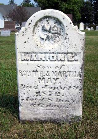 MAY, MARION E. - Fayette County, Iowa | MARION E. MAY 