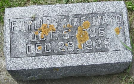 MAYO, PHYLLIS MAE - Fayette County, Iowa | PHYLLIS MAE MAYO 