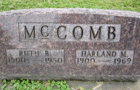 MCCOMB, HARLAND M. - Fayette County, Iowa | HARLAND M. MCCOMB 
