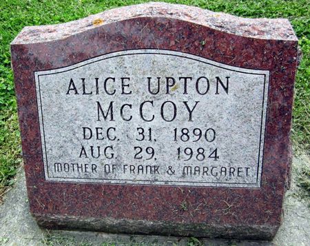 MCCOY, ALICE - Fayette County, Iowa | ALICE MCCOY 