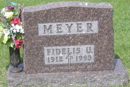 MEYER, FIDELIS U - Fayette County, Iowa | FIDELIS U MEYER 