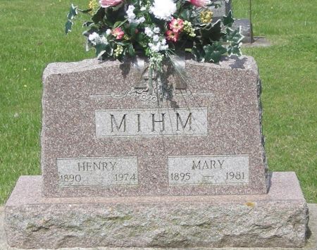 MIHM, MARY - Fayette County, Iowa | MARY MIHM 