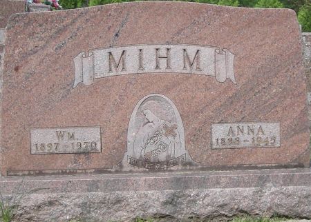 MIHM, ANNA - Fayette County, Iowa | ANNA MIHM 