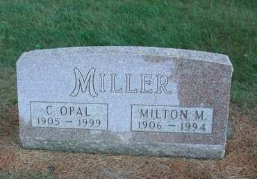 MILLER, CLARA OPAL - Fayette County, Iowa | CLARA OPAL MILLER 