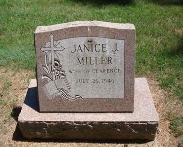 MILLER, JANICE J. - Fayette County, Iowa | JANICE J. MILLER 
