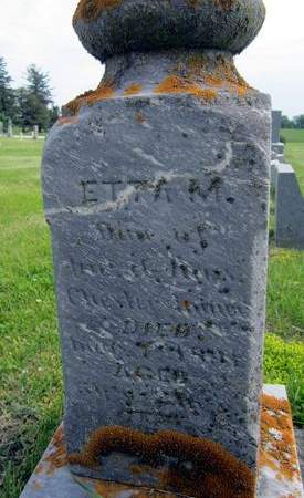 MINER, ETTA MAY - Fayette County, Iowa | ETTA MAY MINER 