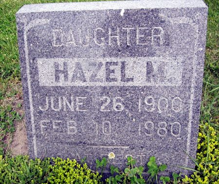 MINER, HAZEL M. - Fayette County, Iowa | HAZEL M. MINER 