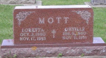MOTT, ORVILLE - Fayette County, Iowa | ORVILLE MOTT 