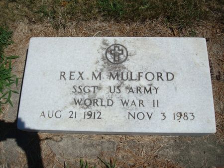 MULFORD, REX M. - Fayette County, Iowa | REX M. MULFORD 