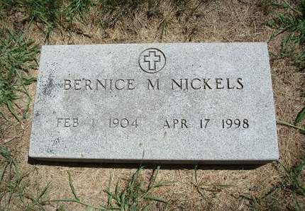 NICKELS, BERNICE M. - Fayette County, Iowa | BERNICE M. NICKELS 