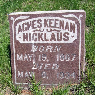 NICKLAUS, AGNES - Fayette County, Iowa | AGNES NICKLAUS 