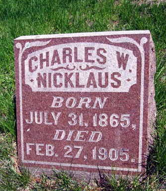 NICKLAUS, CHARLES W. - Fayette County, Iowa | CHARLES W. NICKLAUS 