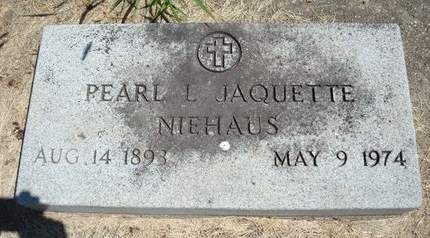 NIEHAUS, PEARL L. - Fayette County, Iowa | PEARL L. NIEHAUS 