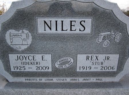 NILES, REX JR. - Fayette County, Iowa | REX JR. NILES 