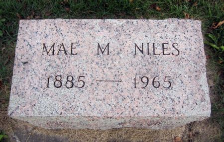 NILES, MAE E. - Fayette County, Iowa | MAE E. NILES 