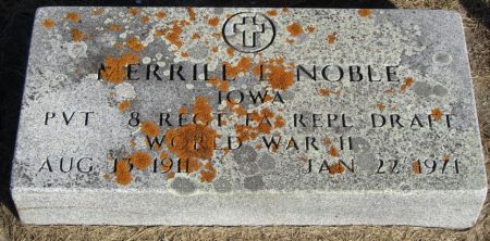 NOBLE, MERRILL L - Fayette County, Iowa | MERRILL L NOBLE 