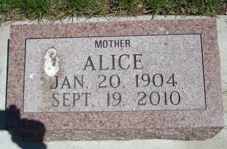 NYDEGGER, ALICE - Fayette County, Iowa | ALICE NYDEGGER 