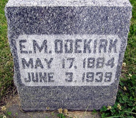 ODEKIRK, E.M. - Fayette County, Iowa | E.M. ODEKIRK 