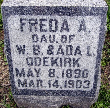 ODEKIRK, FREDA A. - Fayette County, Iowa | FREDA A. ODEKIRK 