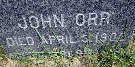 ORR, JOHN - Fayette County, Iowa | JOHN ORR 