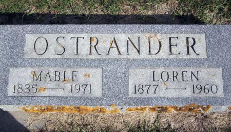 OSTRANDER, MABLE - Fayette County, Iowa | MABLE OSTRANDER 