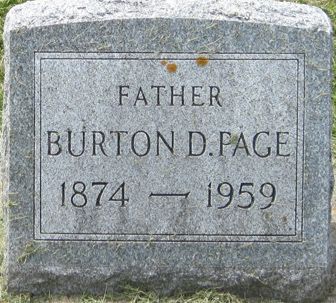 PAGE, BURTON D. - Fayette County, Iowa | BURTON D. PAGE 