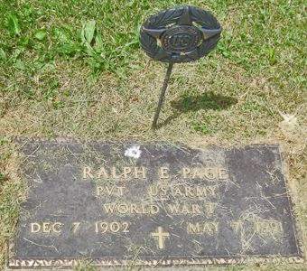 PAGE, RALPH E. - Fayette County, Iowa | RALPH E. PAGE 