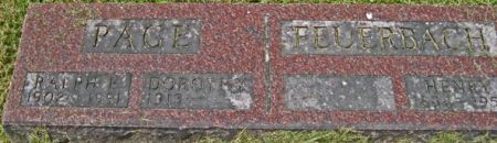 PAGE, RALPH E. - Fayette County, Iowa | RALPH E. PAGE 