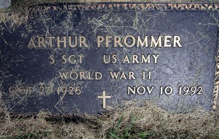 PFROMMER, ARTHUR - Fayette County, Iowa | ARTHUR PFROMMER 
