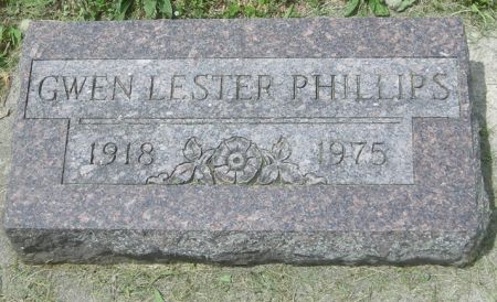 PHILLIPS, GWEN LESTER - Fayette County, Iowa | GWEN LESTER PHILLIPS 