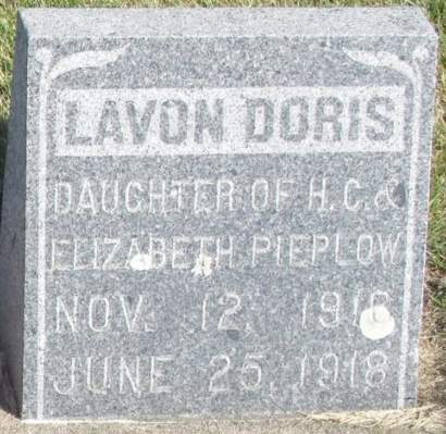PIEPLOW, LAVON DORIS - Fayette County, Iowa | LAVON DORIS PIEPLOW 