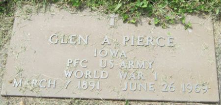 PIERCE, GLEN A. - Fayette County, Iowa | GLEN A. PIERCE 