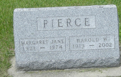 PIERCE, HAROLD W. - Fayette County, Iowa | HAROLD W. PIERCE 