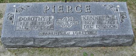 PIERCE, DOROTHY P. - Fayette County, Iowa | DOROTHY P. PIERCE 