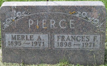 PIERCE, MERLE A. - Fayette County, Iowa | MERLE A. PIERCE 
