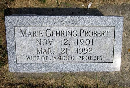 PROBERT, MARIE - Fayette County, Iowa | MARIE PROBERT 