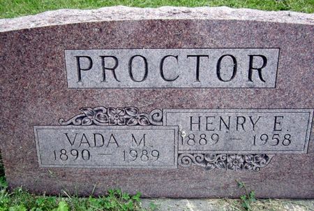 PROCTOR, HENRY E. - Fayette County, Iowa | HENRY E. PROCTOR 