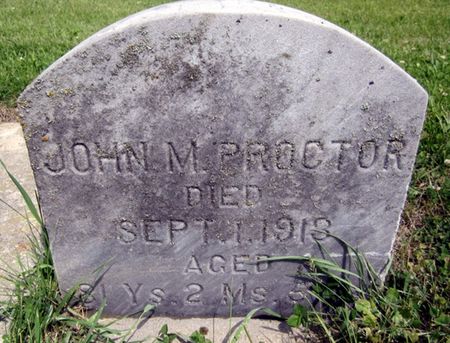 PROCTOR, JOHN M. - Fayette County, Iowa | JOHN M. PROCTOR 