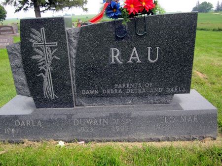RAU, DUWAIN  DEWEY - Fayette County, Iowa | DUWAIN  DEWEY RAU 