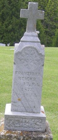 REICKS, FRANZISKA - Fayette County, Iowa | FRANZISKA REICKS 
