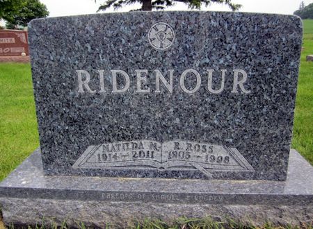 RIDENOUR, MATILDA M. - Fayette County, Iowa | MATILDA M. RIDENOUR 