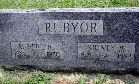 RUBYOR, M. VERENE - Fayette County, Iowa | M. VERENE RUBYOR 