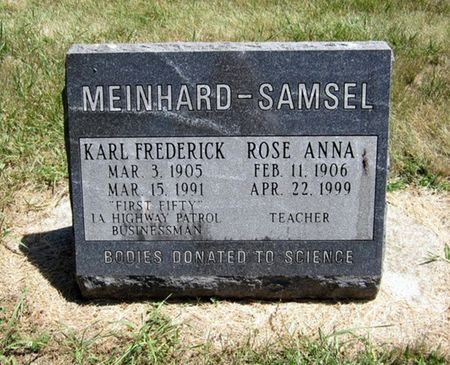 SAMSEL, KARL - Fayette County, Iowa | KARL SAMSEL 