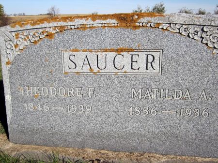 SAUCER, THEODORE F - Fayette County, Iowa | THEODORE F SAUCER 