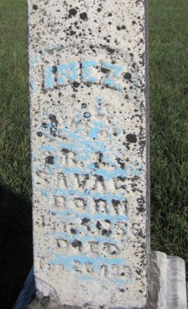 SAVAGE, INEZ - Fayette County, Iowa | INEZ SAVAGE 